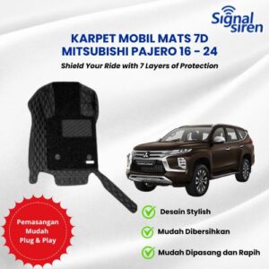 Karpet Mobil Paramount Mats 7D Mitsubishi Pajero 2016 - 2024