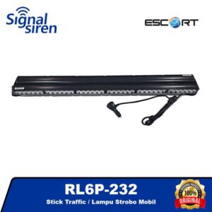 Escort RL6P-232 2-Way 90Cm Stick Traffic Advisor lampu Strobo Mobil