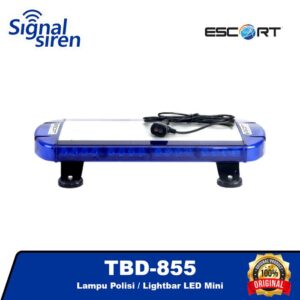 ESCORT Lampu Polisi / Lightbar LED Mini TBD-855 / LAMPU POLISI ROTATOR - Biru