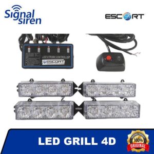 ESCORT Lampu Strobo LED Grill 4D - Signal Siren