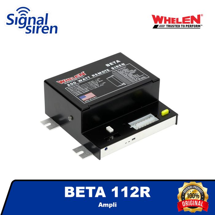 WHELEN BETA 112R AMPLY SIRINE PATWAL BRAND NEW MFG TERBARU ORIGINAL - BETA112R ONLY